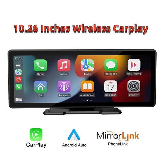 Carplay Video Screen with Camera (iPhone and Android)